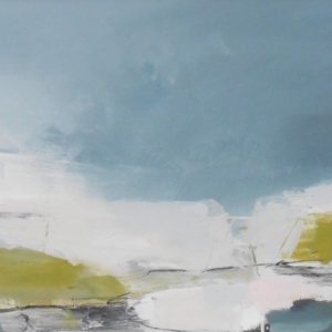 Approaching Spring 40x80cm charcoal, ink and acrylic on board Gall P £895