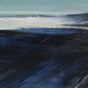 Darkness Falls 40x90cm mixed media on canvas Gall P £1,095