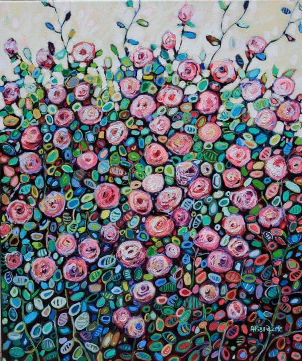 Garden Roses oil 50x60cm £600