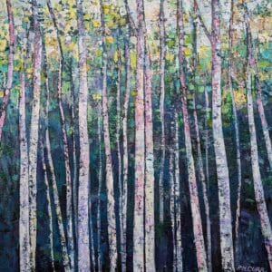 Days of Change 60 x 60 x 4 cm, white wood frame, (£825 to artist) 2