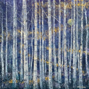 Hypnotic Interval 90 x 90 x 4 cm, Oil & Cold Wax on Canvas, Unframed (£1300 to artist)