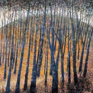 Mont Klamott 90 x 90 x 4 cm, OIl & Cold Wax on Canvas, Unframed (£1300 to artist)