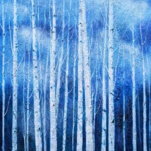 Nostalgia 60 x 50 x 4 cm, Oil & Cold Wax on Canvas, Unframed (£625 to artist)