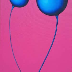 Twain 100 x 50 x 3.5 cm Acrylic on Box Canvas Unframed £447.50 To Artist Louisa Corr